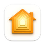 The Home app icon a house shape inset upon itself muliple times.